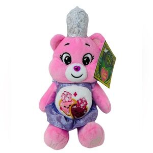 Care Bears X Wicked Plush -Love A Lot Bear as Glinda Upland Bear Toy 9” NEW!